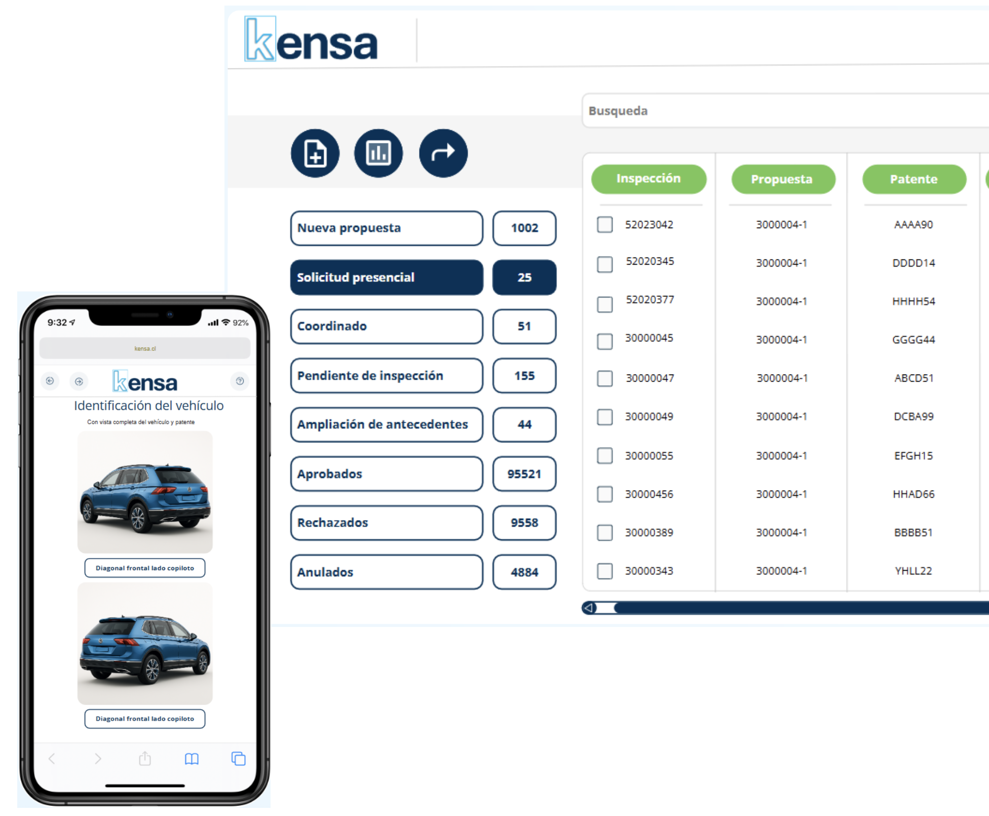 Vista Frontend y Backend